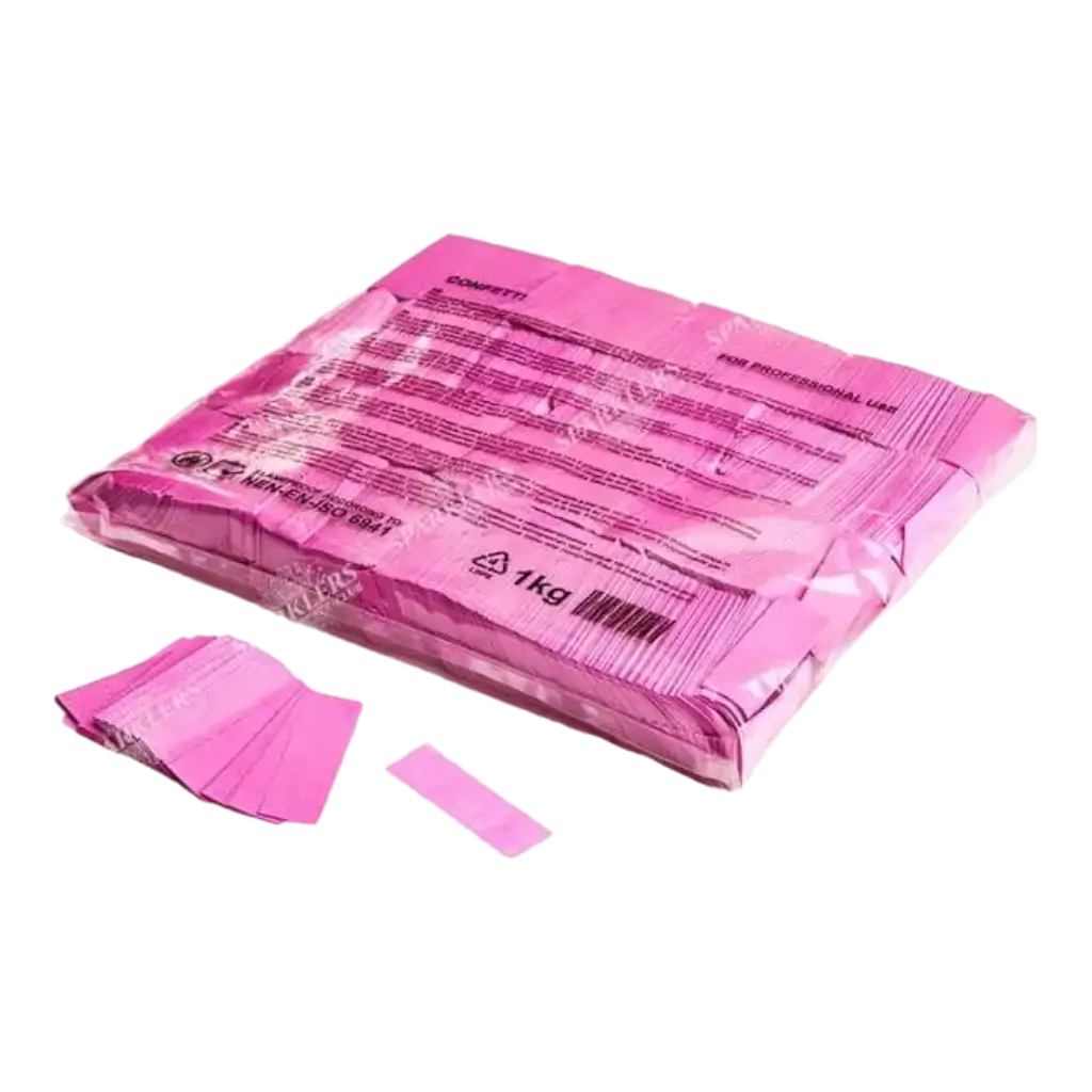 1KG Magic FX roze confetti zak