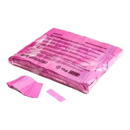 1KG roze confetti zak