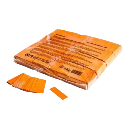 1KG zak oranje confetti