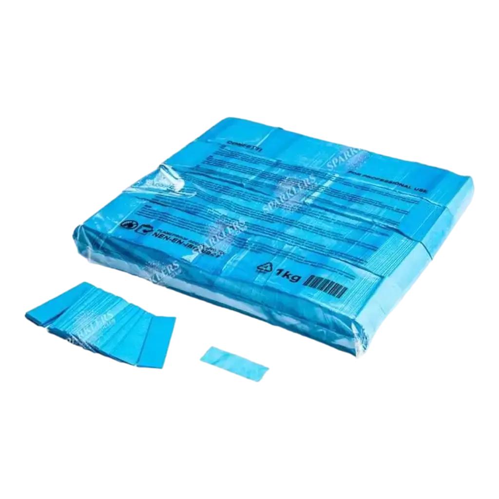 Magic FX 1KG blauwe confetti zak