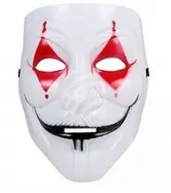 Harlekijn horror masker