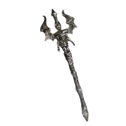 Zilveren plastic drietand