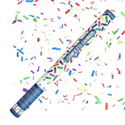 Confetti kanonnen 60CM Mix