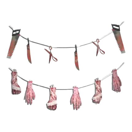 Schaar-zaag slinger handen voeten 170cm