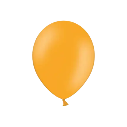 Pak van 100 oranje metallic ballonnen