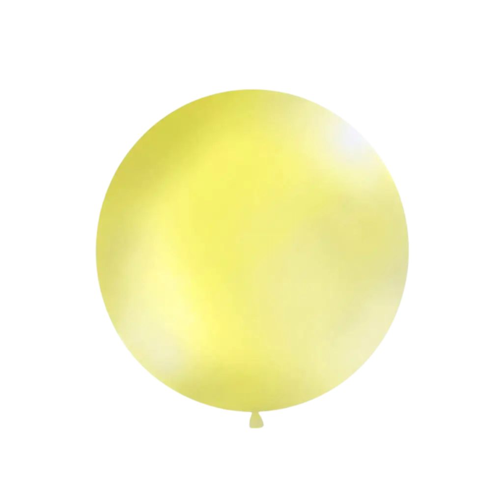 Reuze ballon 100cm Geel