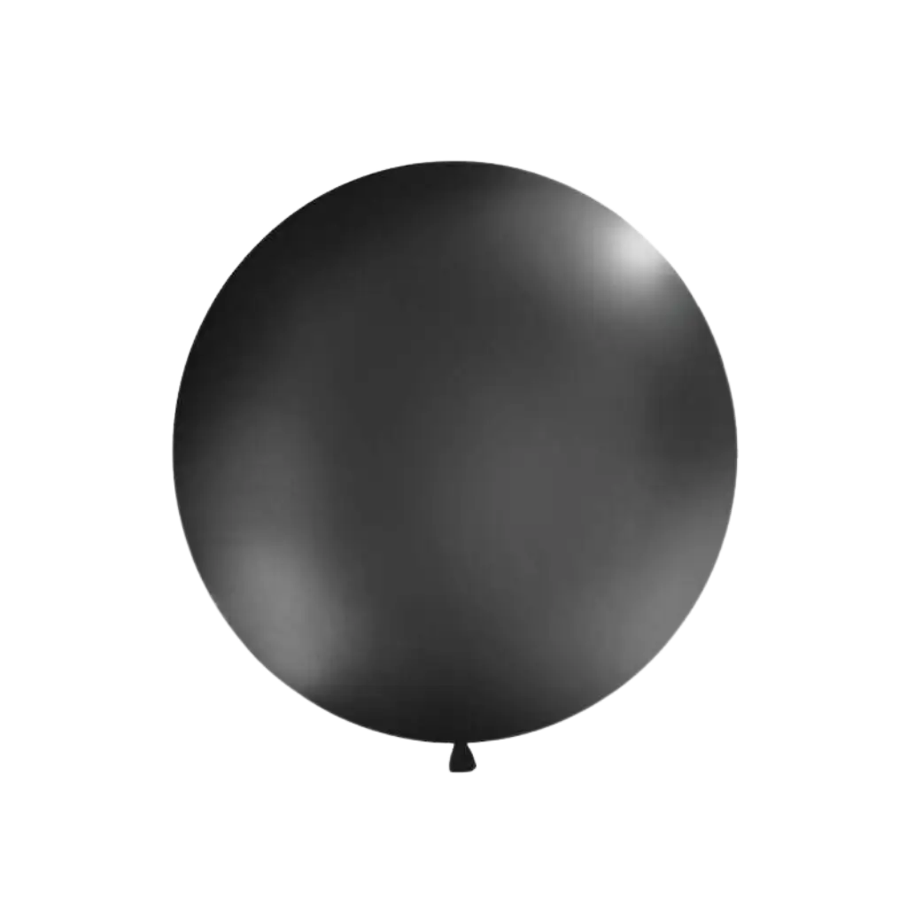 Reuze ballon 100cm Zwart