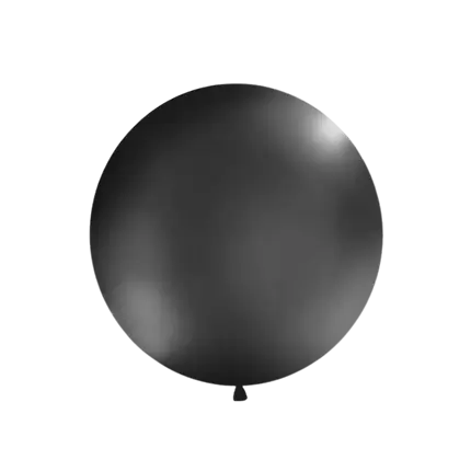 Reuze ballon 100cm Zwart
