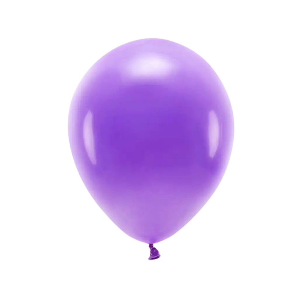 Pak van 100 paarse biologisch afbreekbare ballonnen