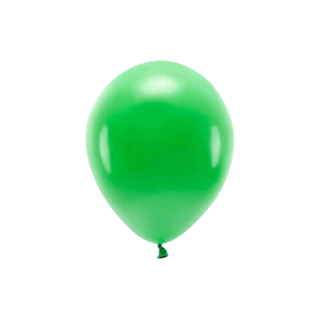 Pak van 100 groene biologisch afbreekbare ballonnen