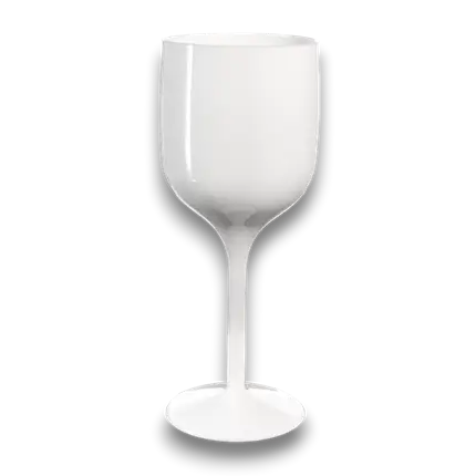 Sauvignon wijnglas in wit