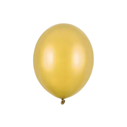 Pak van 100 metallic gouden ballonnen