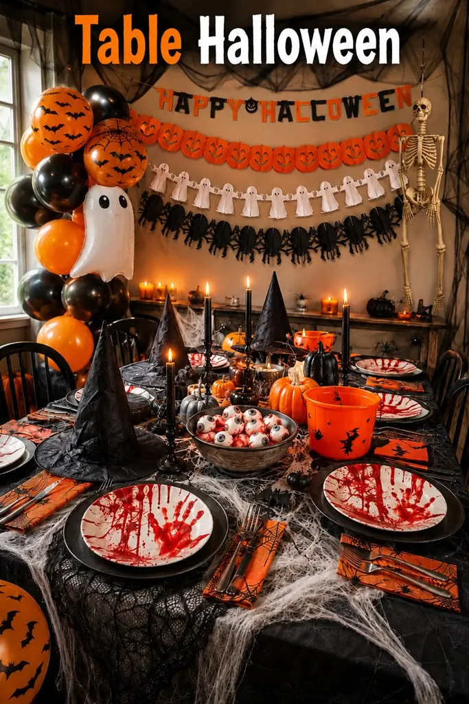 Set van 100 biologisch afbreekbare oranje ballonnen