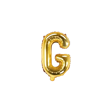 Ballon Letter G Goud - 35cm