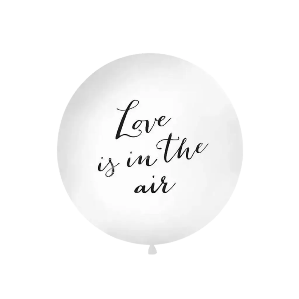Reuze ballon 100cm Liefde hangt in de lucht