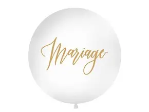 Reuze ballon 100cm bruiloft