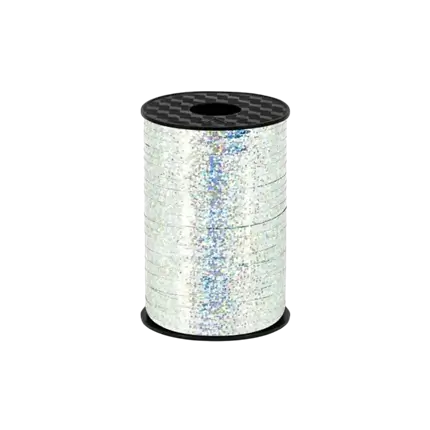 Zilverkleurig paillettenlint 225M