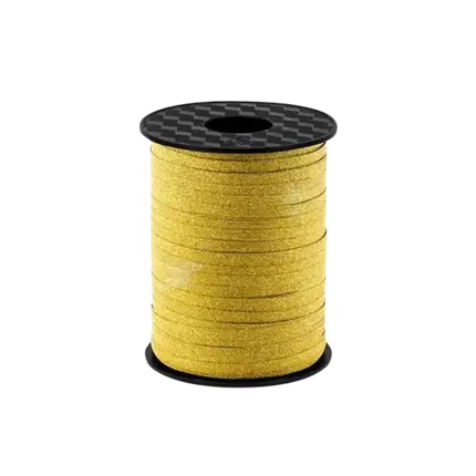 Gouden glitterlint