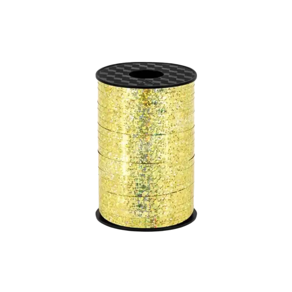 Plastic tape, goud, 5mm/225m