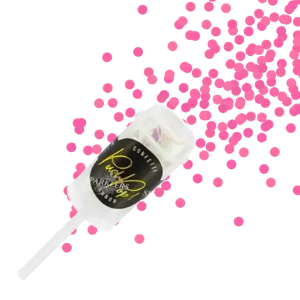 Confetti push pop, iriserend