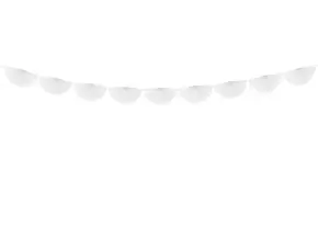 Witte rozet stofslinger 3 meter