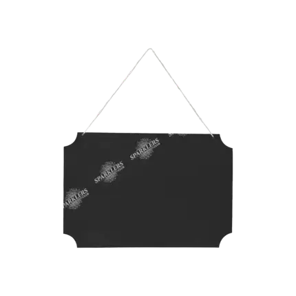 Zwart bord om op te hangen 45x30cm