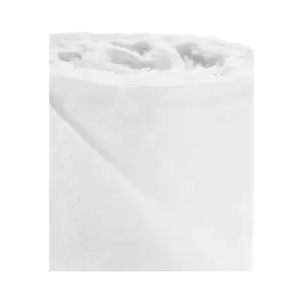 Fijne witte halfglanzende stof 1,5 x 100 meter