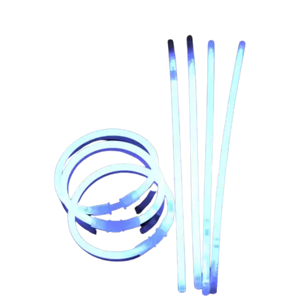 Witte Fluo Armband (Set van 100)