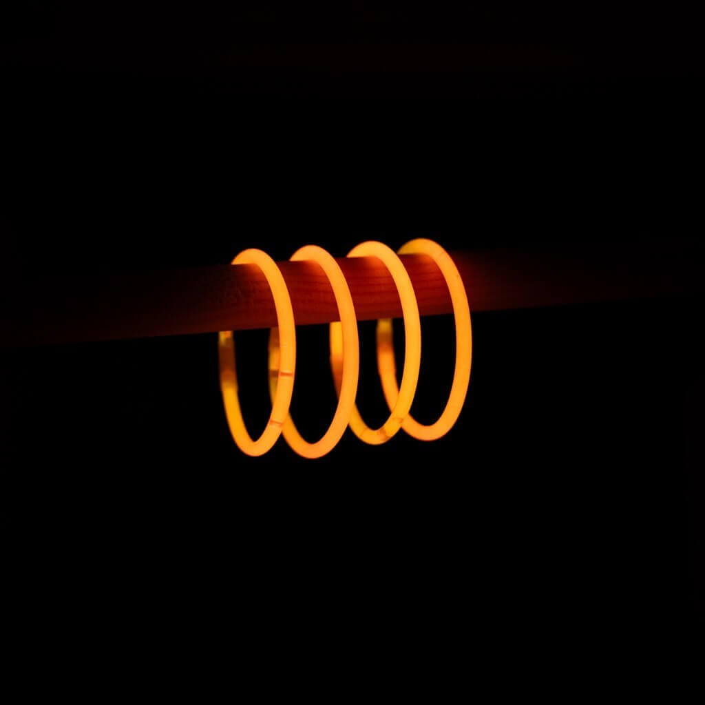 Fluorescerende Oranje Armband (Set van 100)