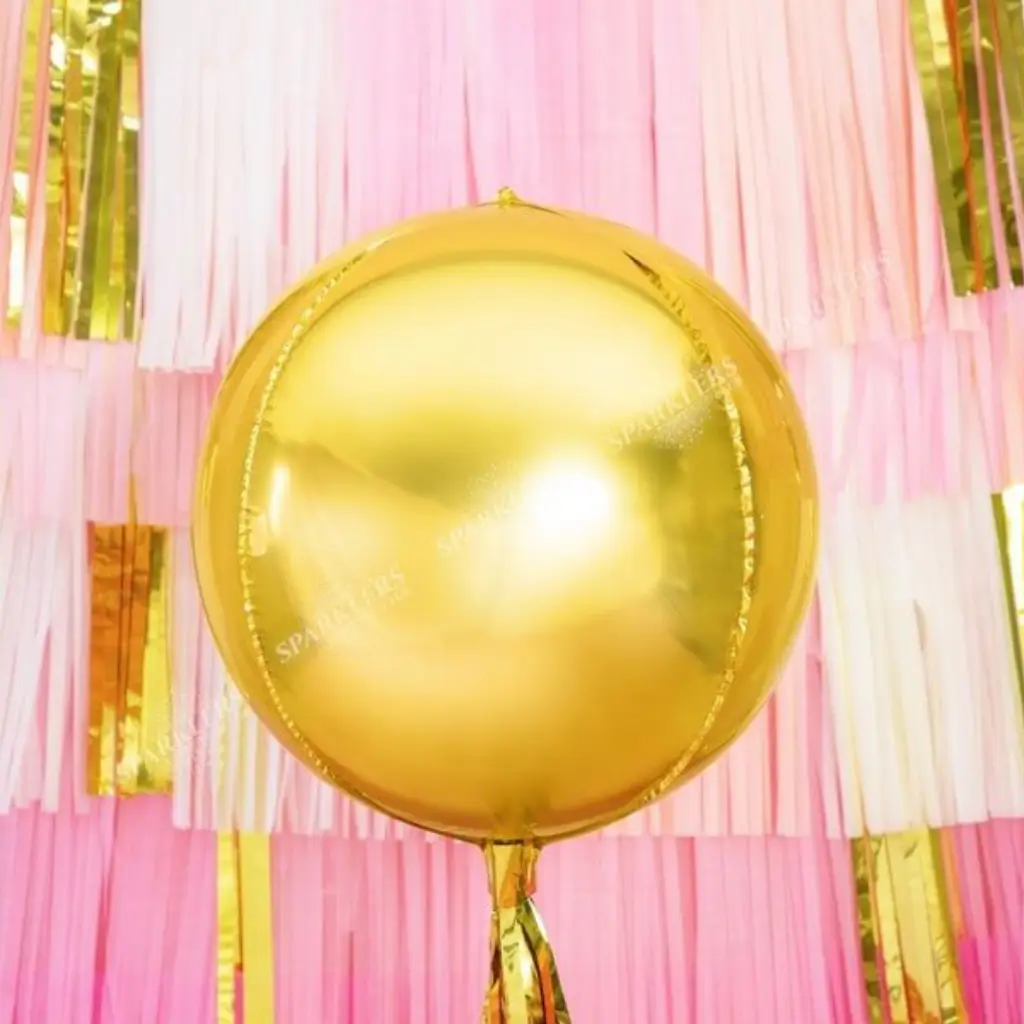 Metallic Goud Mylar Ballon 40cm