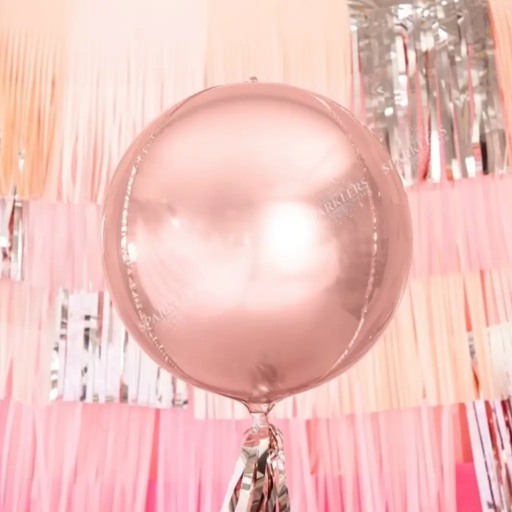 Metallic Roségoud Mylar Ballon 40cm