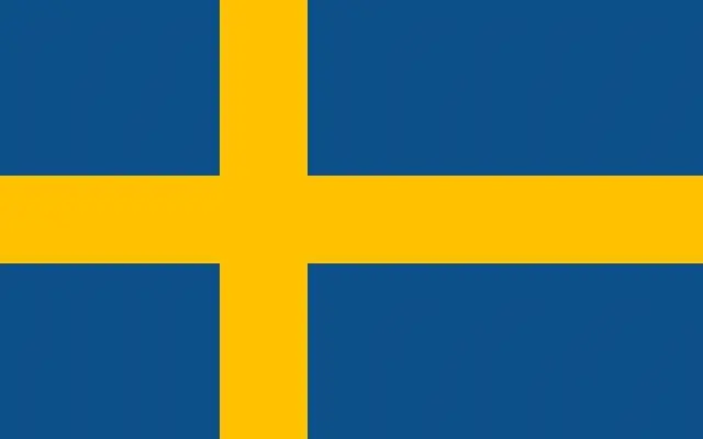Zweden Vlag 90x150cm