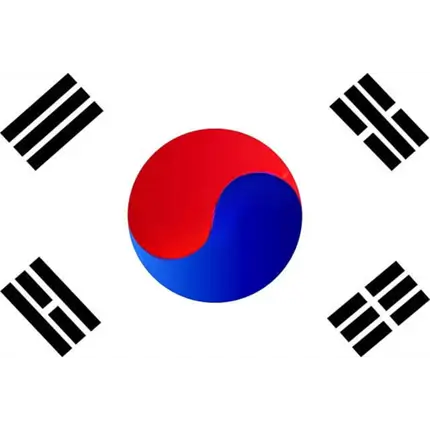 Zuid-Korea Vlag 90x150cm