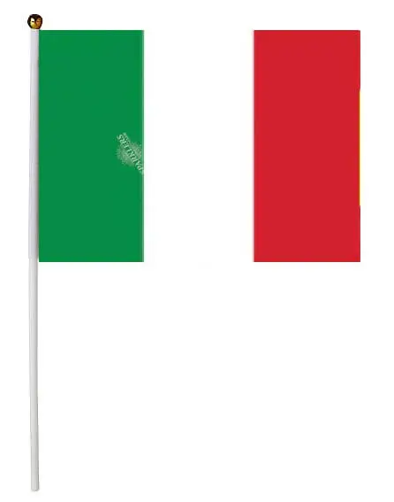 Italië Vlag 30x45cm met stok