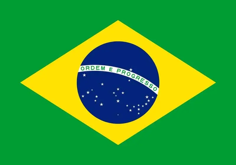 Vlag Brazilië 90x150cm