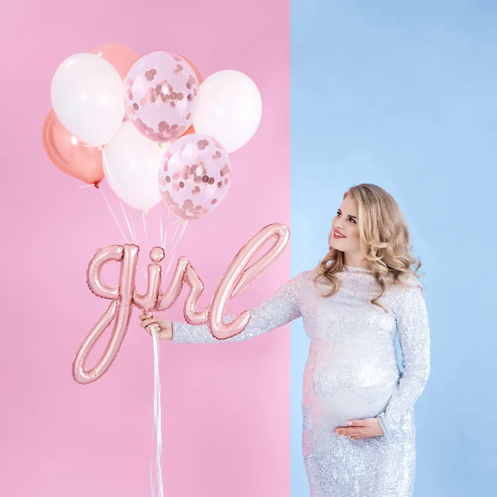 Pak van 100 metallic Rose Gold Ballonnen