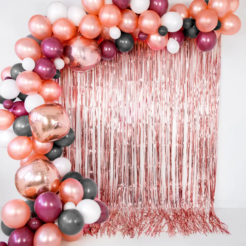 Pak van 100 metallic Rose Gold Ballonnen