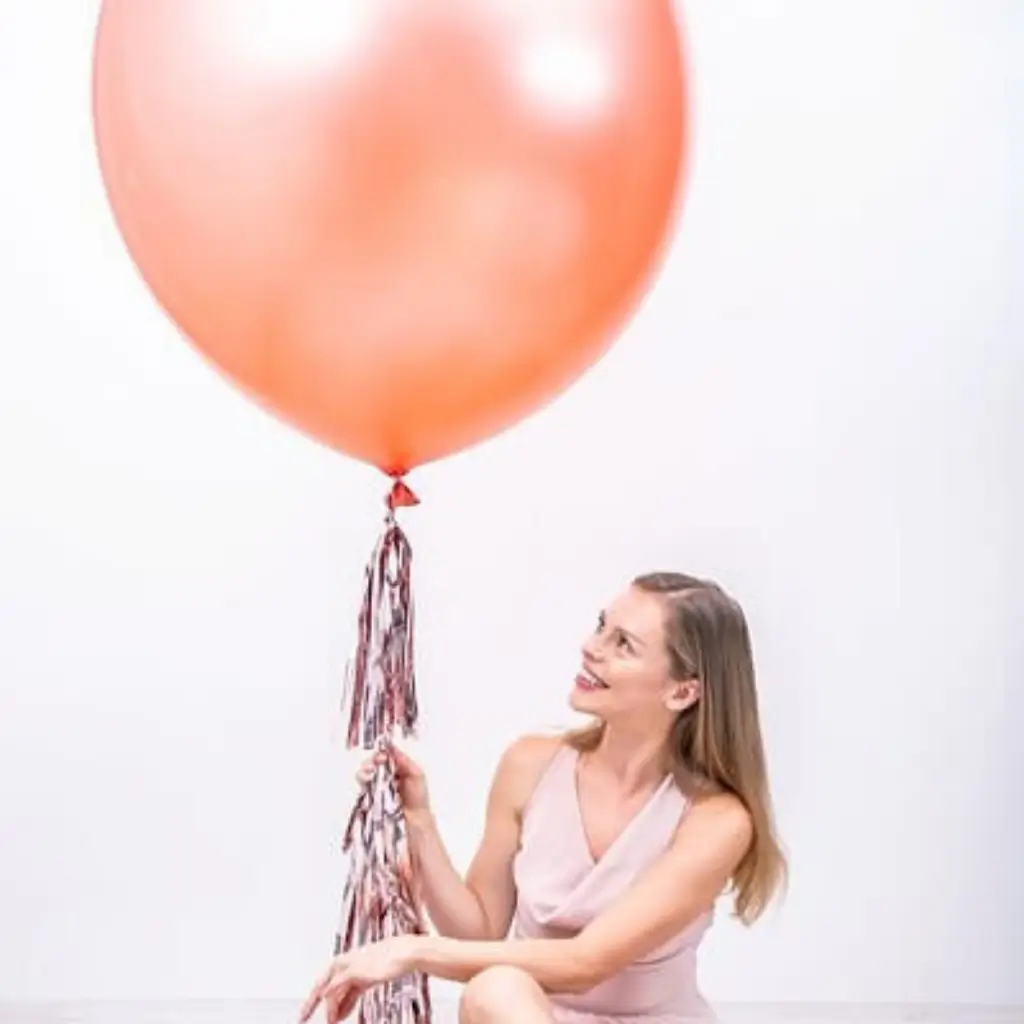 Reuzenballon 100cm Roze Goud Metallic