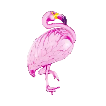 Reuze roze flamingo ballon 70x95cm