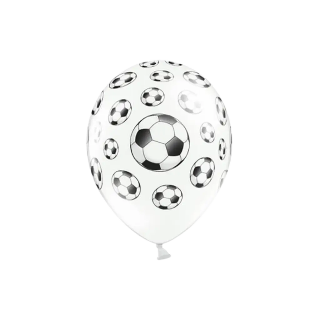 Voetballen met motieven Voetballen (Set van 6)