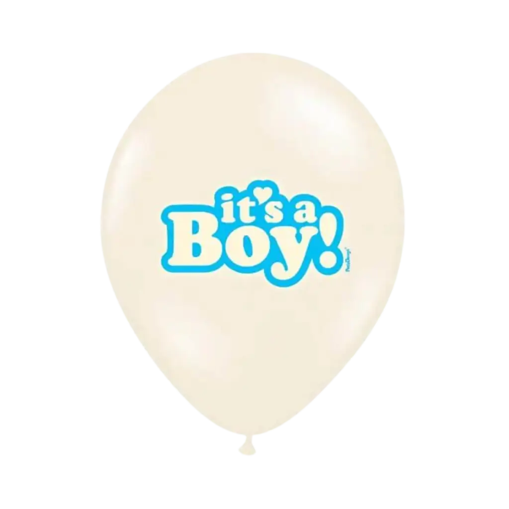 Set van 6 "It's a Boy" ballonnen Mix
