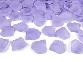 100 paarse rozenblaadjes