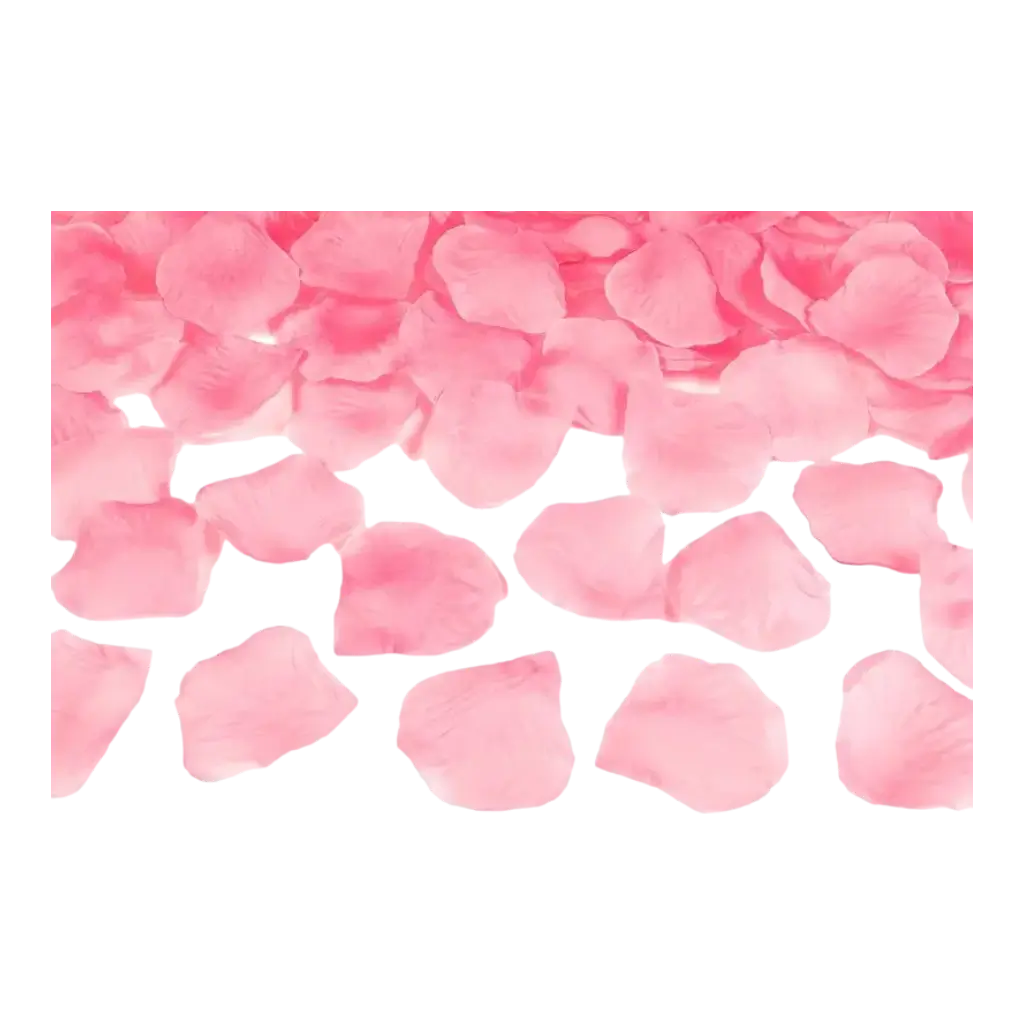 100 lichtroze rozenblaadjes