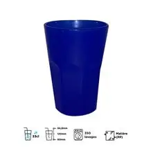 Mojito glas 33cl Blauw