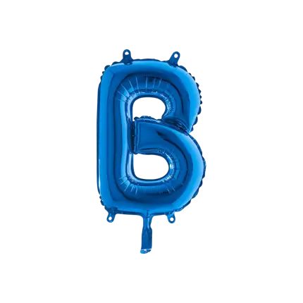 Ballon Letter B Blauw - 35cm