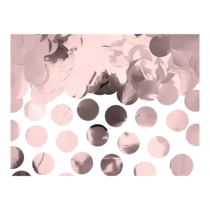 Confettis rondjes Rose Goud (15gr)