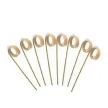 Bamboe specht lusvorm 9cm (100st)