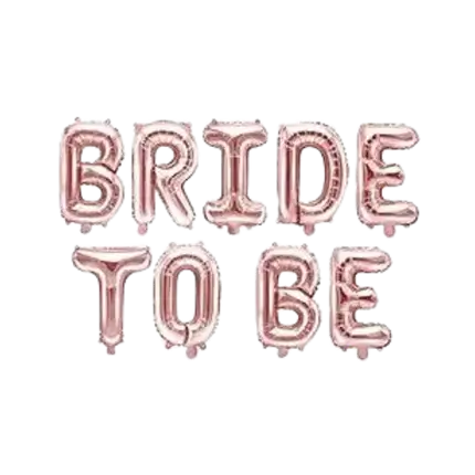 Bride To Be ballon 340x35cm Roségoud