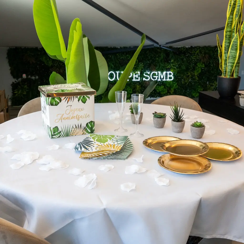 Rond papieren bord goud ø18cm (Set van 6)