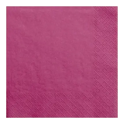 Donkerroze papieren handdoekjes (set van 20)